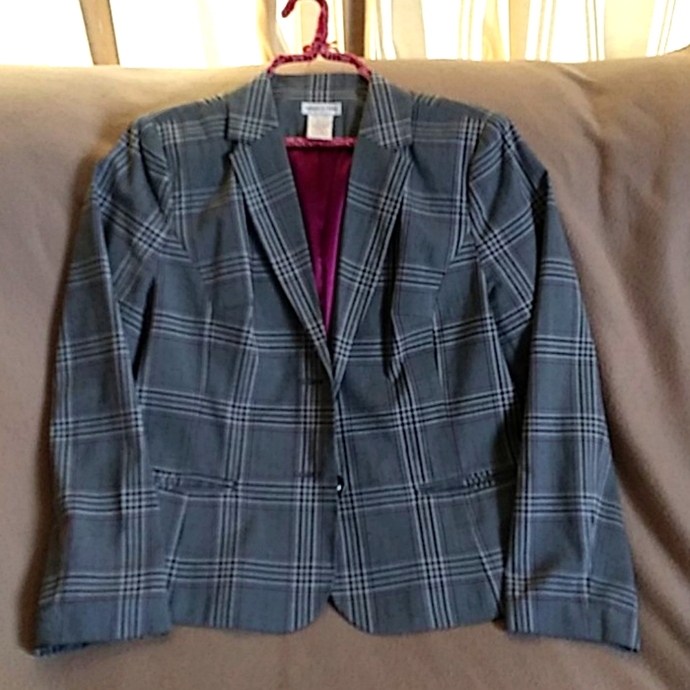 Plaid blazer